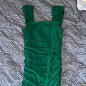 Emerald Green Sleeveless Dress